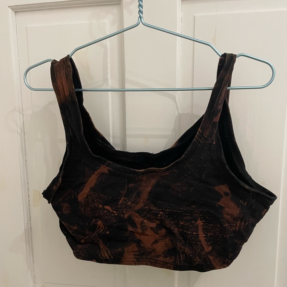 Bleach tye-dyed 3XL bralette